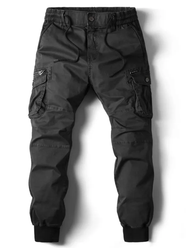 TEEK - Mens Solid Color Cargo Pants