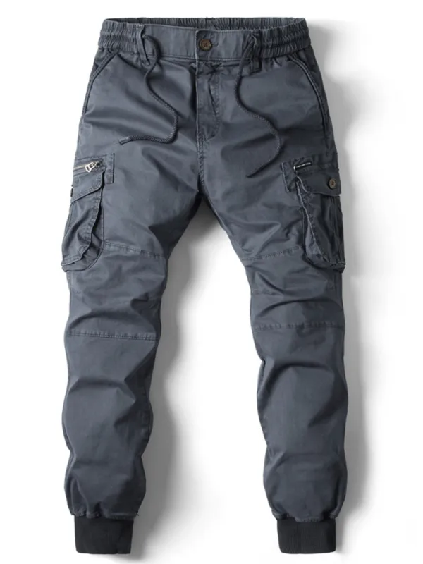 TEEK - Mens Solid Color Cargo Pants