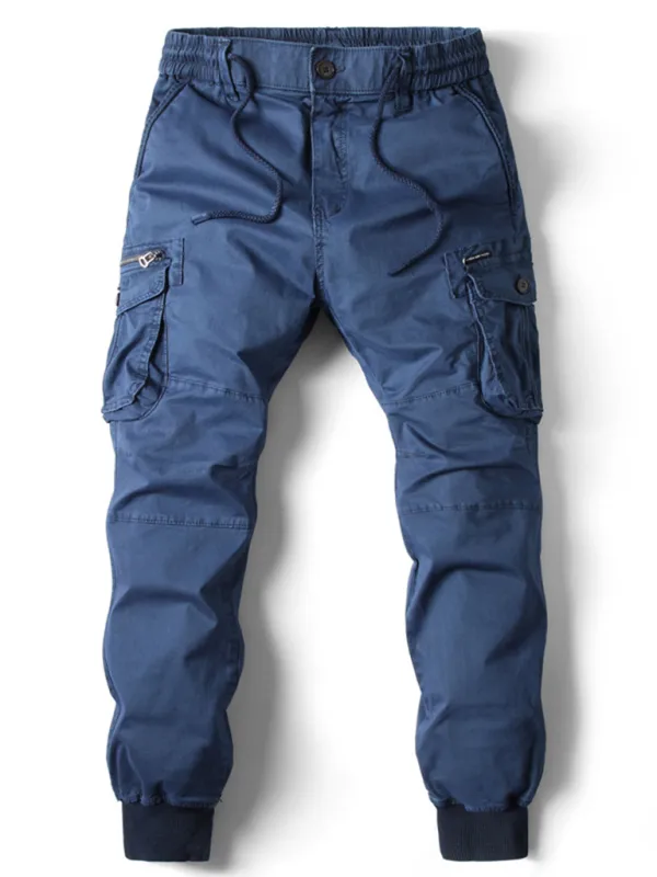 TEEK - Mens Solid Color Cargo Pants