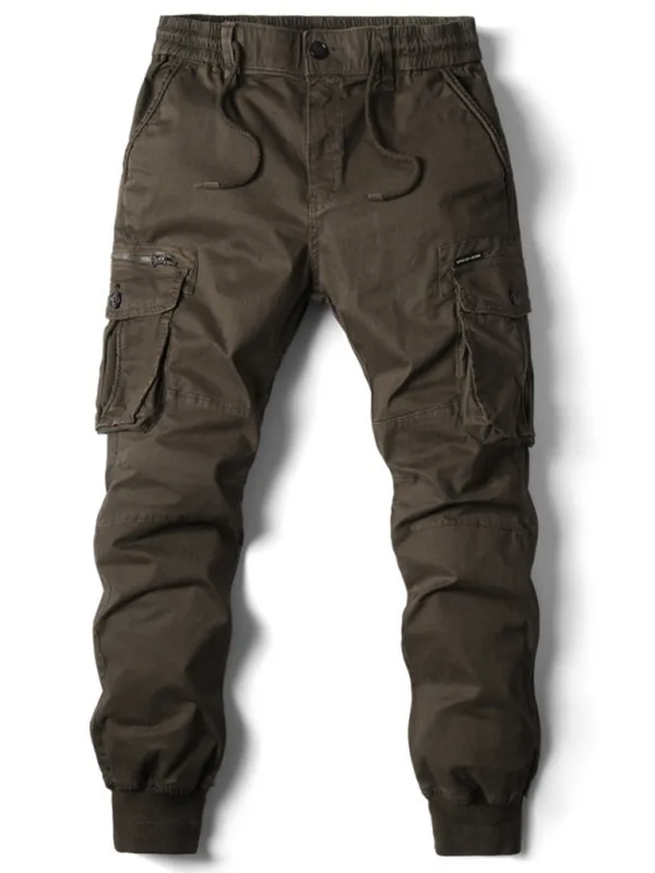 TEEK - Mens Solid Color Cargo Pants