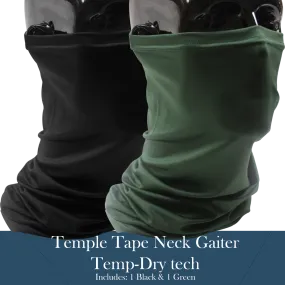 TEMPLE TAPE PERFORMANCE NECK GAITERS BUNDLE & SAVE - 2 PACKS