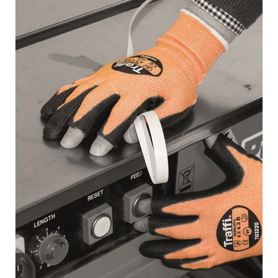 TG3220 Fingerless PU Coasted Work Gloves