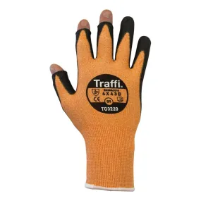 TG3220 Fingerless PU Coasted Work Gloves