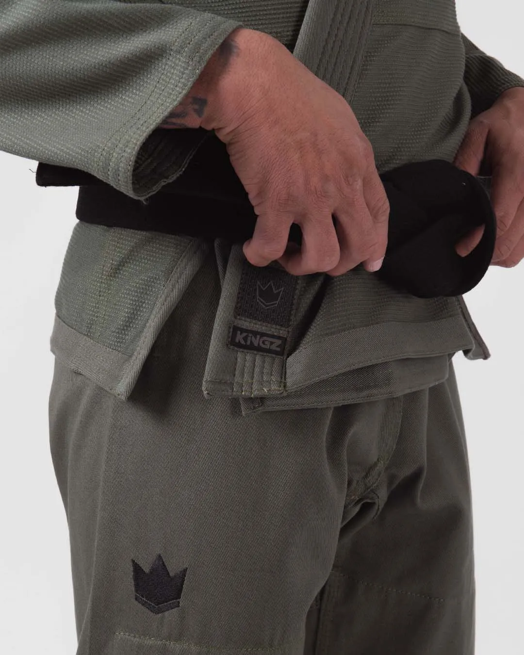 The ONE Jiu Jitsu Gi - Military Green - FREE White Belt