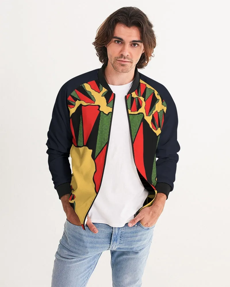 THE REAL RBG: RED BLACK & GREEN Men's Bomber Jacket