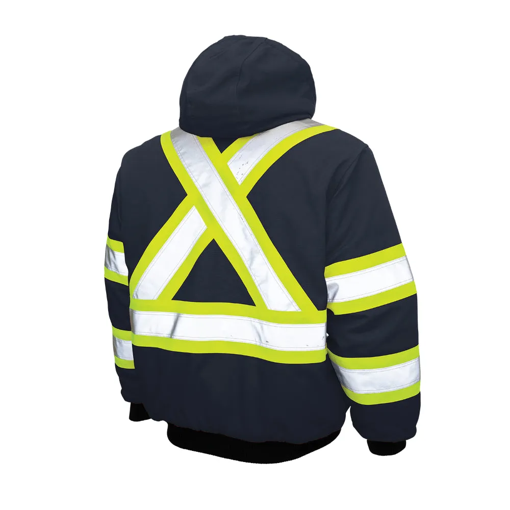 Tough Duck® Hi-Vis Safety Insulated Bomber Jacket - SJ25