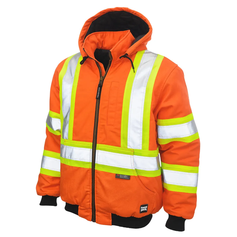 Tough Duck® Hi-Vis Safety Insulated Bomber Jacket - SJ25