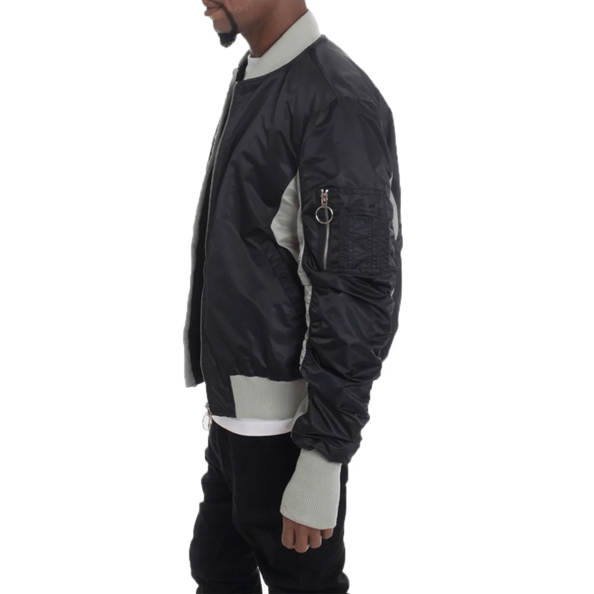 Two Tone Bomber Jacket