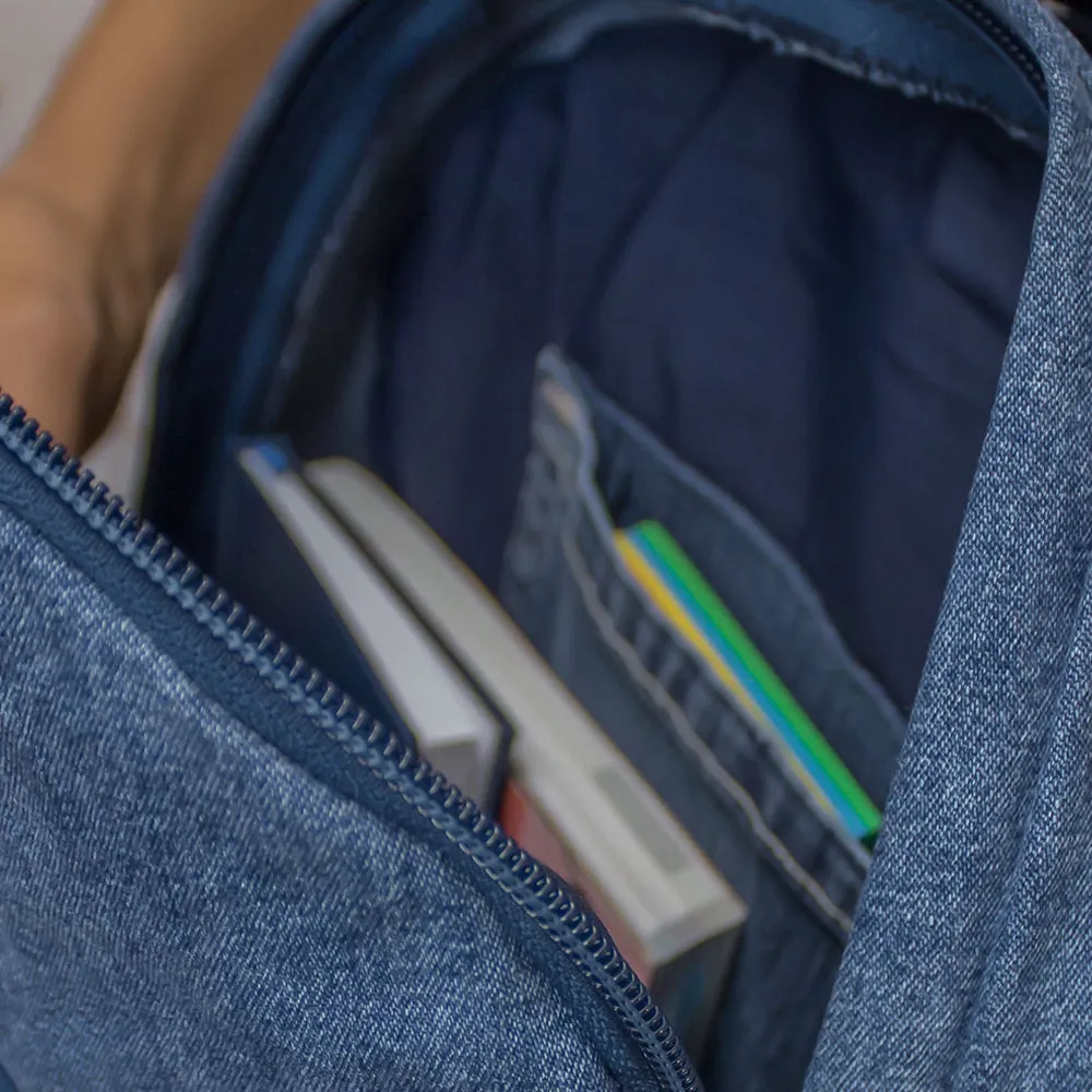 Upcycled Denim Mini Backpack Bags