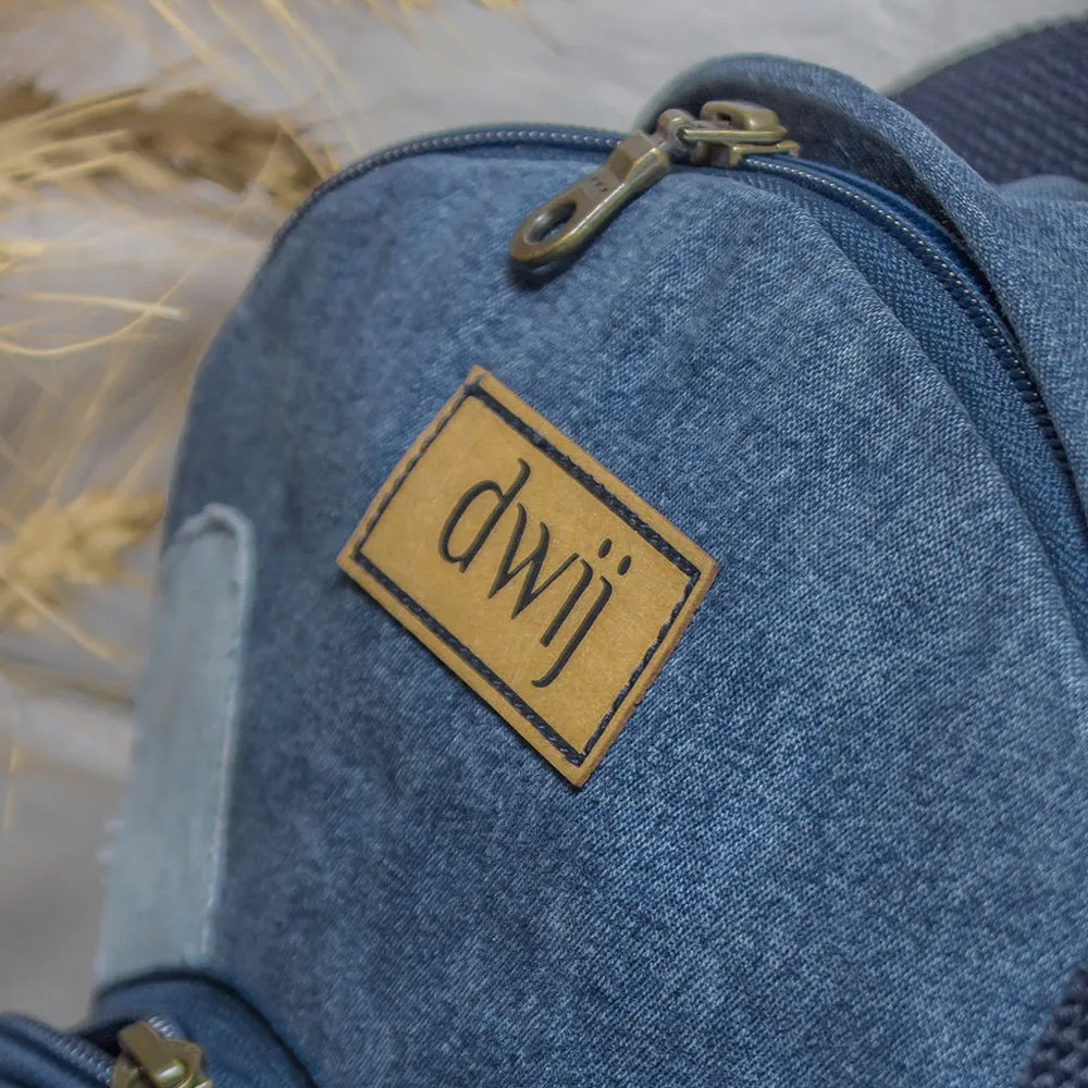 Upcycled Denim Mini Backpack Bags