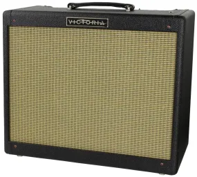 Victoria Amplifier Victoriette 6V6 1x12 Combo, Black Tweed, Half Power Switch