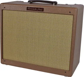 Victoria Amplifier Victoriette 6V6 1x12 Combo, Brown, Half Power Switch