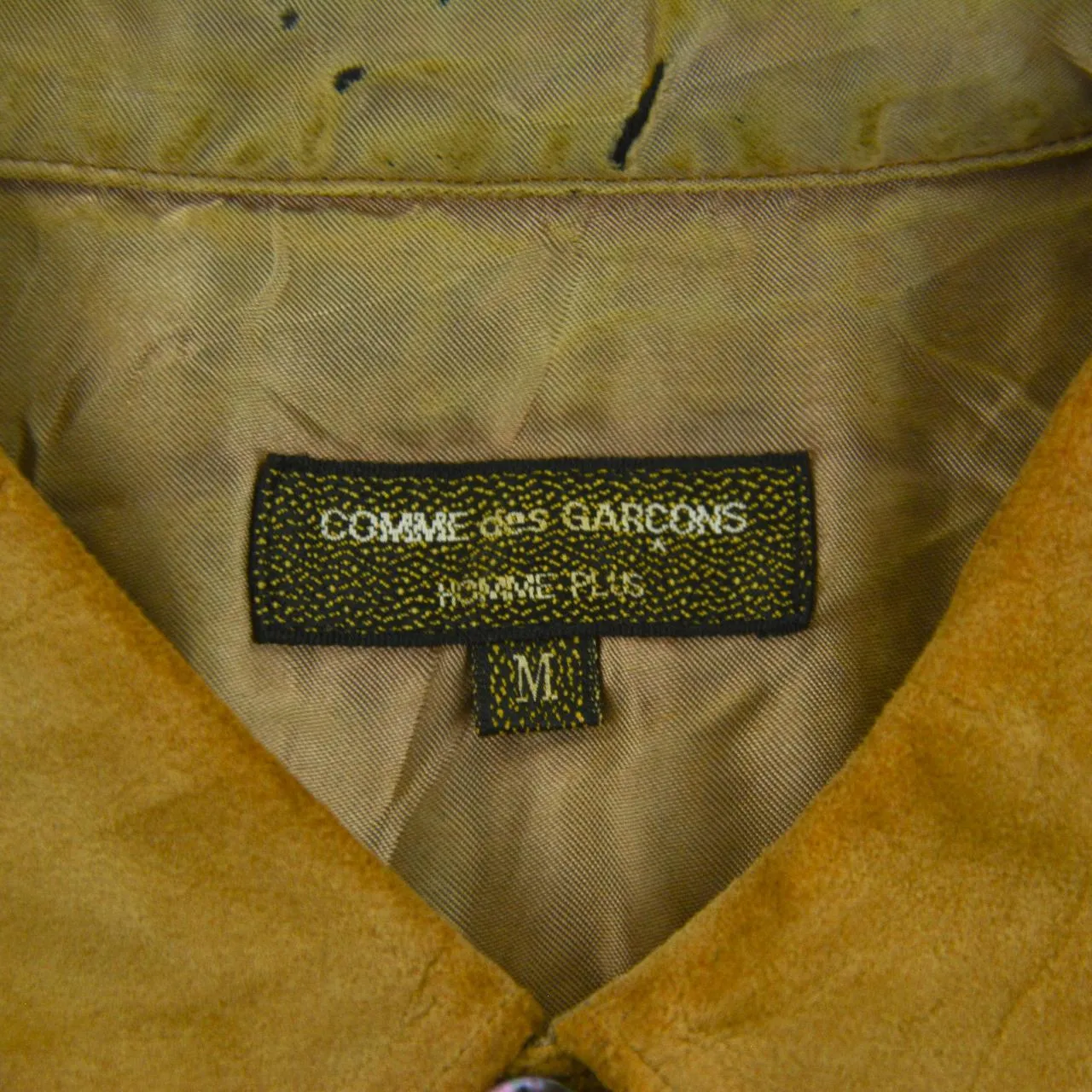 Vintage Comme des Garcons Suede Shirt Size S