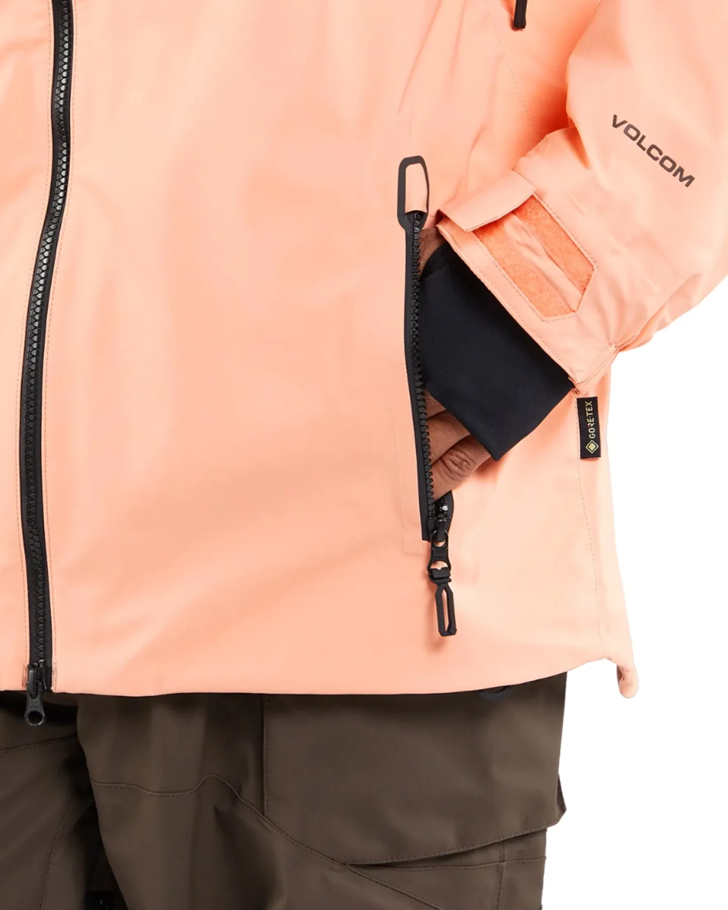 Volcom Guch Stretch Gore Jacket - Peach