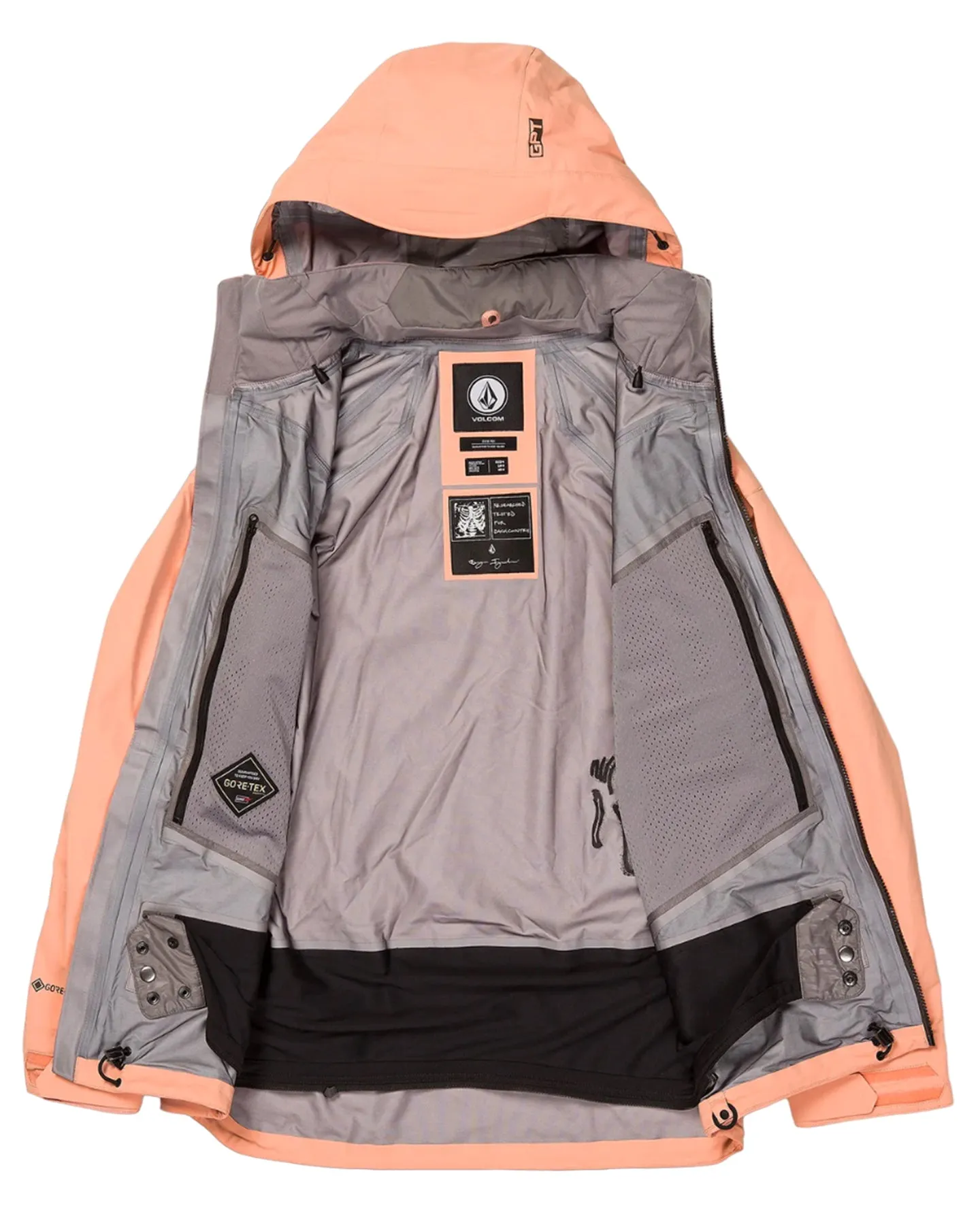 Volcom Guch Stretch Gore Jacket - Peach