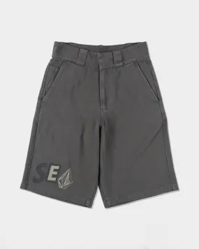 VOLCOM x WIND AND SEA Heritage Shorts - CHARCOAL