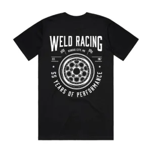 WELD Racing Black XL Tee Shirt with Heritage Crest