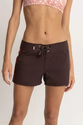 Women's Rhythm Heritage Boardshorts - Chocolate