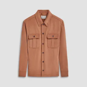 Wool Cashmere Shirt Jacket