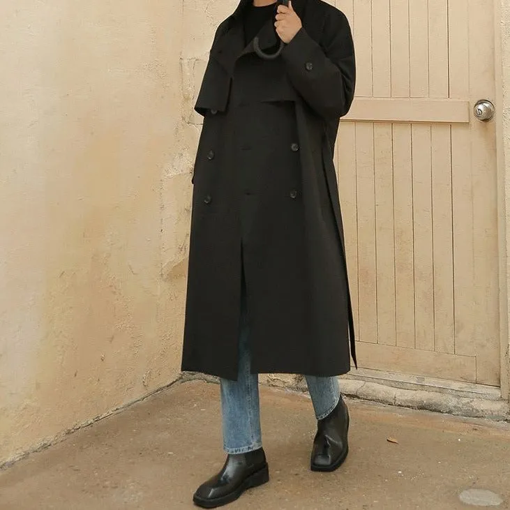 xiangtuibao - DOUBLE BREASTED TRENCH COAT