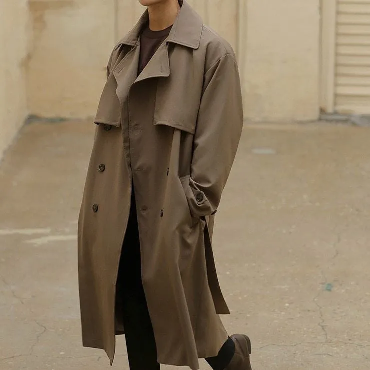 xiangtuibao - DOUBLE BREASTED TRENCH COAT